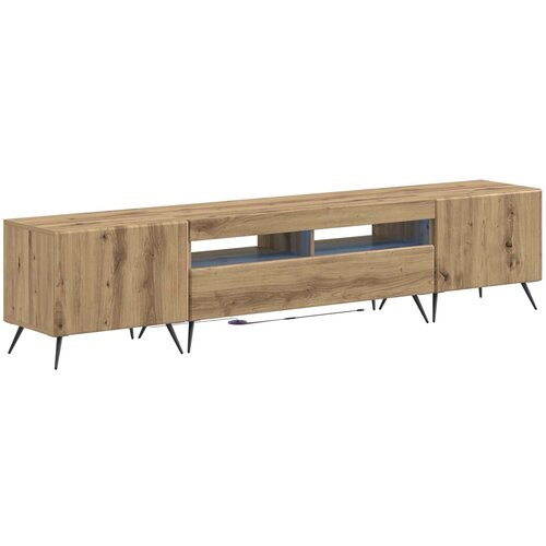  5-dijelni LED TV ormarić Hrast artisan Konstruirano drvo Cene
