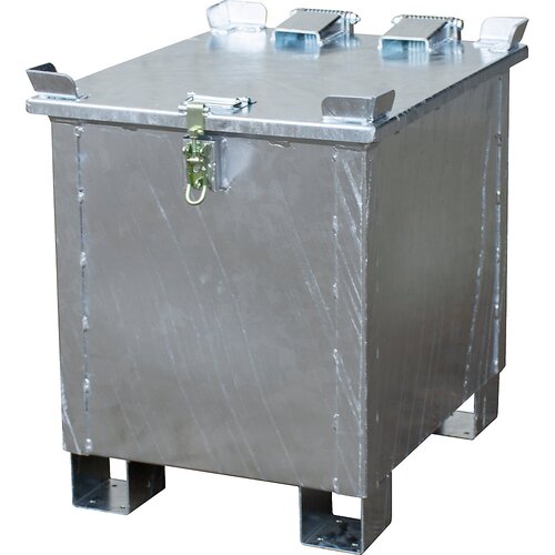 eurokraft pro Skladiščna posoda za litij-ionske baterije/akumulatorje, prostornina 90 l, DxŠxV 600 x 800 x 750 mm Cene