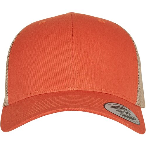 Flexfit Retro Trucker Cap - Orange/Khaki Cene