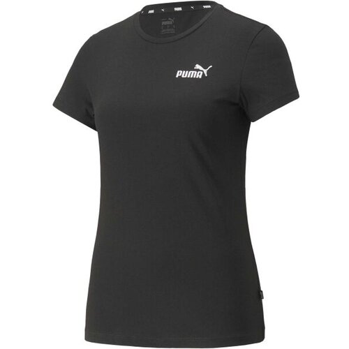 Puma ESS+EMBROIDERY TEE Ženska majica, crna, veličina Slike
