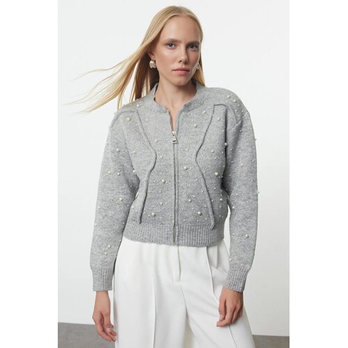 TRENDYOLMILLA Ženska jakna Twoaw25Hi00168, Siva Cene