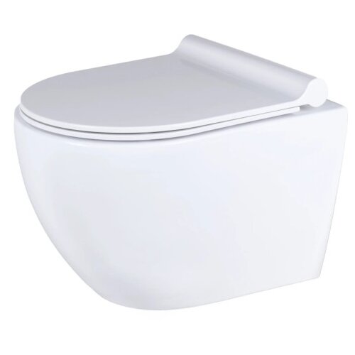 Uptrend viseča wc &scaron;koljka caneo rim. vklj. z wc desko slim bela Cene
