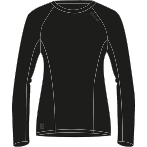 Kilpi Women's functional long-sleeved T-shirt SPOLETO-W Black Slike