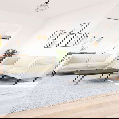  2-dijelni set sofa krem bar&amp;scaron;unasti Slike