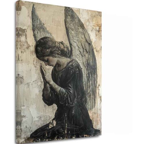  Slike angelov Silent Prayer | 100 % izvirni akril poslikan Cene