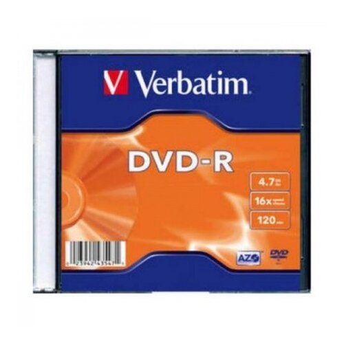 Verbatim DVD-R 16X 4.7GB SP 25 600 MATS (43808) WRAP disk Cene