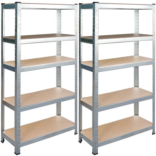 Janshop Kovinski skladiščni stojalo Set 2 PCS. 180 x 90 x 40 cm Humberg HR-812, (21105525) Cene