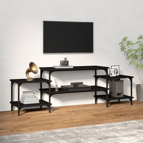 vidaXL TV omarica črna 157x35x52 cm inženirski les Cene