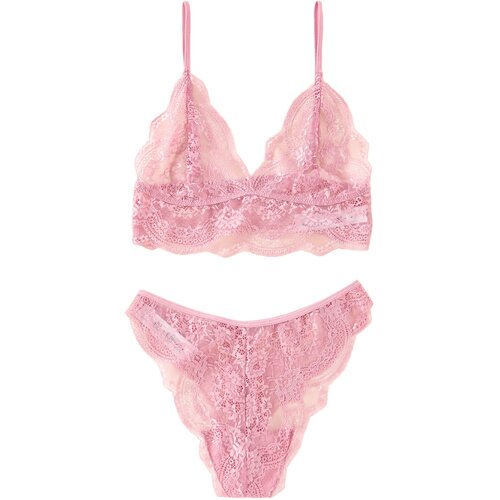 Trendyol Ženski set donjeg veša Thmss24Cc00030, Roze Cene