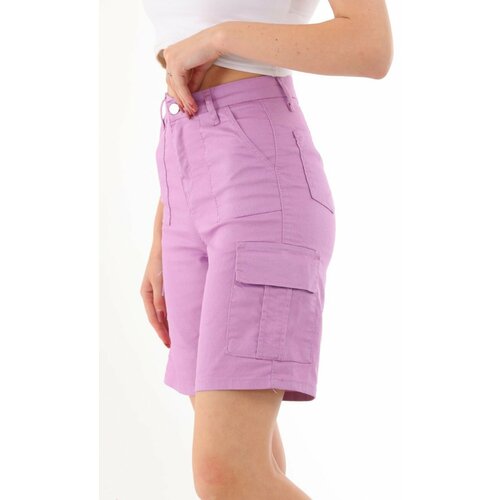 BİKELİFE Shorts - Purple - High Waist Slike