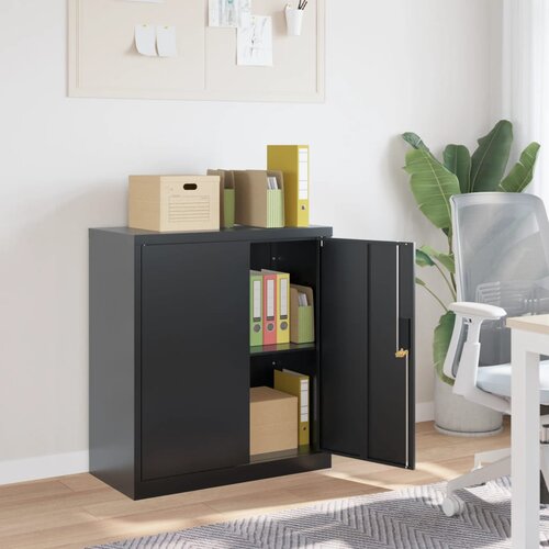 VidaXL Arhivska omara antracitna 79x40x90 cm jeklo Slike