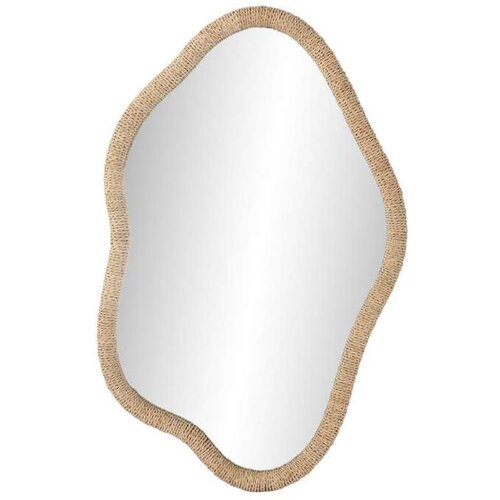  Zidno ogledalo Home ESPRIT Prirodno Kristal Ratan Scandi 63 5 x 4 5 x 101 cm Slike