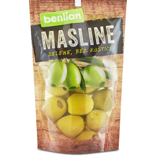 Benlian Foods Zelene masline bez ko&amp;scaron;tice u dojpaku Slike