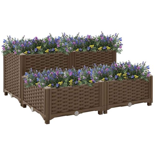  Povišena gredica 80 x 80 x 38 cm od polipropilena Cijene