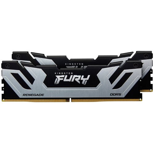 Kingston DDR5 48GB (2x24GB) 8800MT/s [FURY RENEGADE], Non-ECC CUDIMM (Clocked), CL42 1.4V, 288-pin 1Rx8, Silver/Black, Memory Kit, w/Heatsink, XMP KF588CU42RSK2-48 Cene