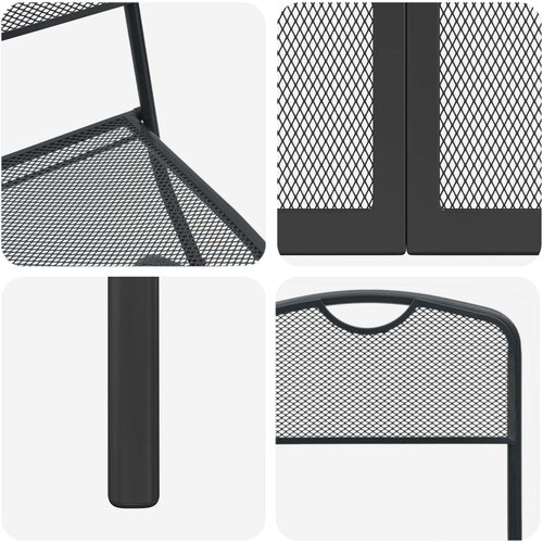  Set vanjskog namje&amp;scaron;taja 5 pcs Antracit Željezo i čelik Slike