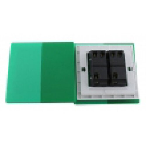  Zidni prekidač ART F serije, dvopolni, klasični i/ili naizmenični 250V - 10А, zelena Pantone paleta boja, model ARTF4 Cene