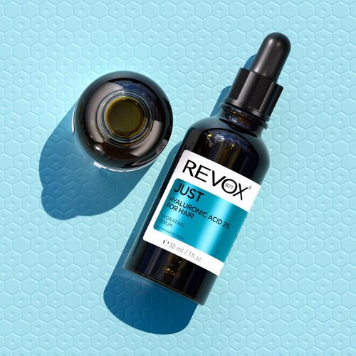 REVOX B77 JUST Hyaluronic Acid 2% for Hair vlažilni serum za lase in lasi&amp;scaron;če 30 ml Slike
