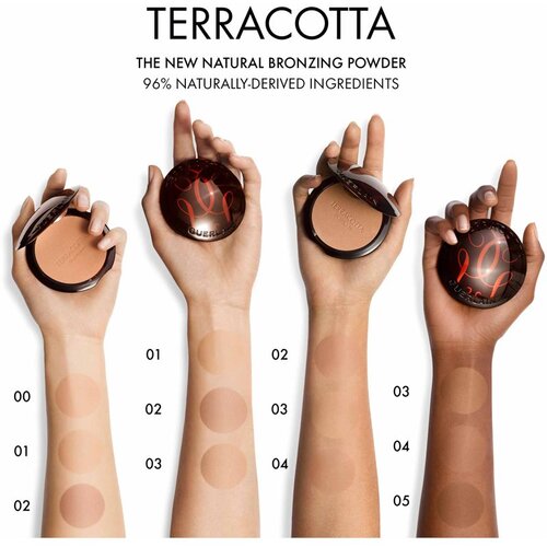 Guerlain terracotta The Bronzing Powder bronzer s prirodnim sastavom 10 g nijansa 00 Light Cool Slike