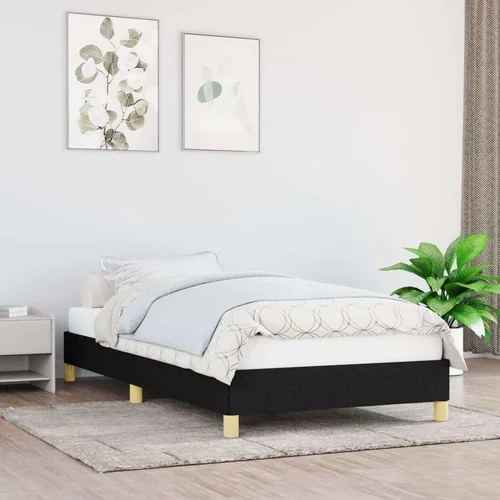 Za krevet crni 100x200 cm od tkanine Za krevet crni 100x200 cm od tkanine