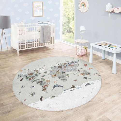 Mila Home Pralna otro&amp;scaron;ka igralna preproga &amp;oslash;100 cm Big World &amp;ndash; Slike