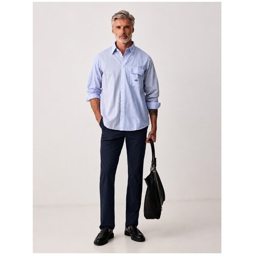 Armani Exchange Hlače XM003537AF22547 Modra Slike