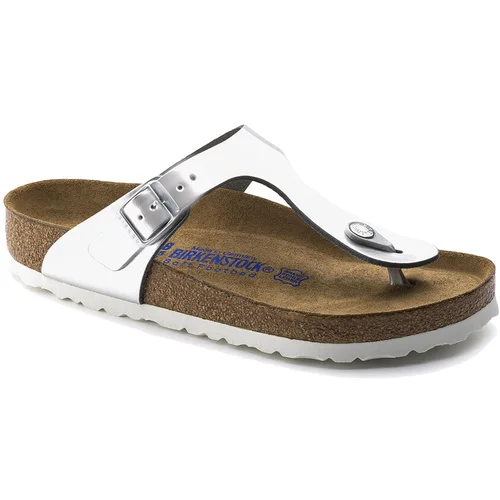 Birkenstock Gizeh Soft Footbed Natural Leather Narrow Fit