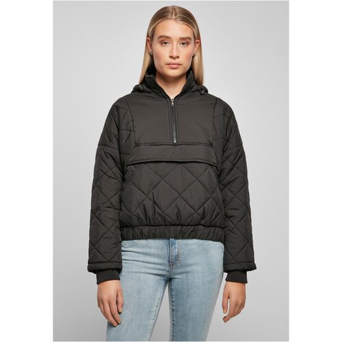 UC Ladies Women&amp;#039;s Oversized Diamond Quilted Tug Jacket Black Slike