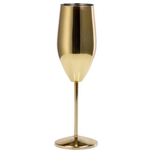 Ča&amp;scaron;a ZA &amp;Scaron;AMPANJAC 250ML ZLATNA INOKS 89814 Slike