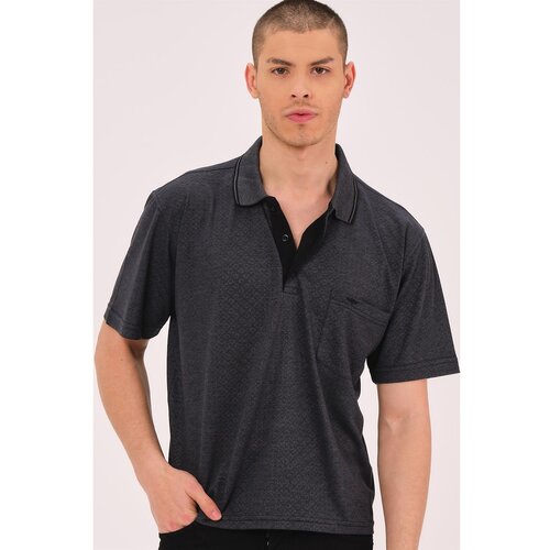 Dewberry T0732 MEN&amp;#039;S T-SHIRT-BLACK Slike
