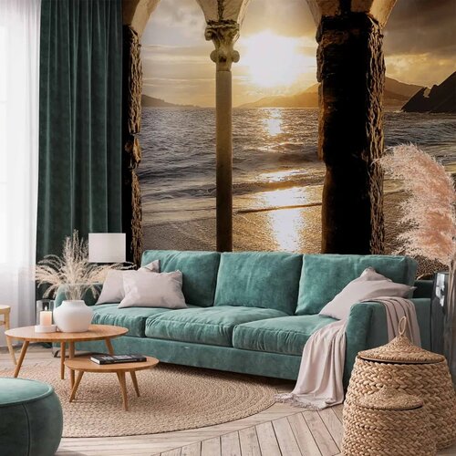  Foto tapeta - Castle on the beach 500x350 Cijene
