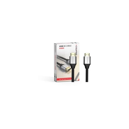 Kabel tip C na HDMI Gigatech XCH200, 2m, crni Slike