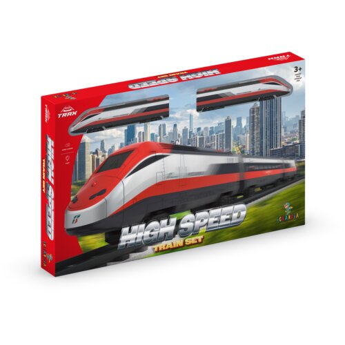  PL TOYS železnica, velik set Trax High Speed Cene