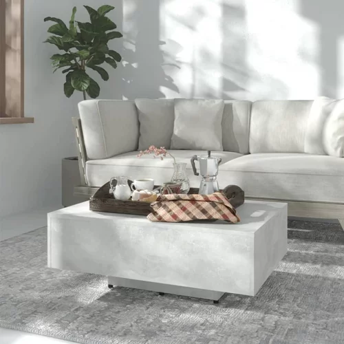  Stolić za kavu siva boja betona 85 x 55 x 31 cm od iverice