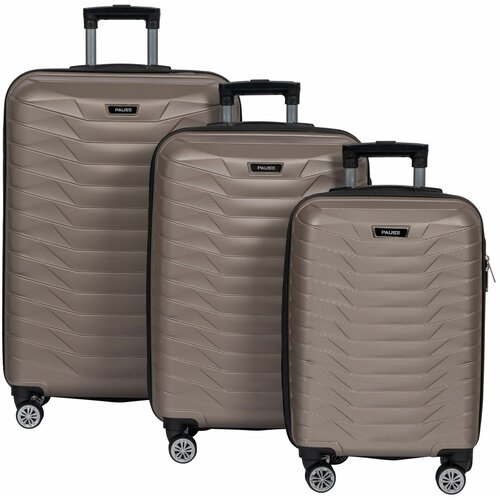 valiz 317 - gold gold suitcase set (3 pieces) Cene