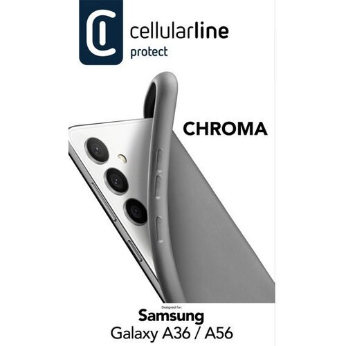 Cellular Line Za&amp;scaron;titna Maska Chroma, Silikonska, Samsung Galaxy A36/A56, Crna Slike