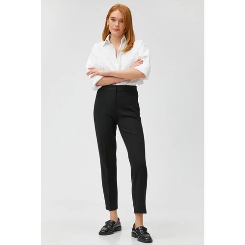 Koton 3sak40095uw Women&amp;#039;s Canvas Trousers Black Slike