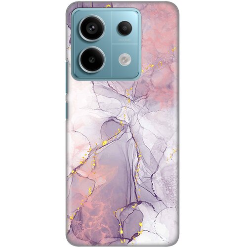 torbica silikonska print za xiaomi redmi note 13 pro 5G pink marble Slike