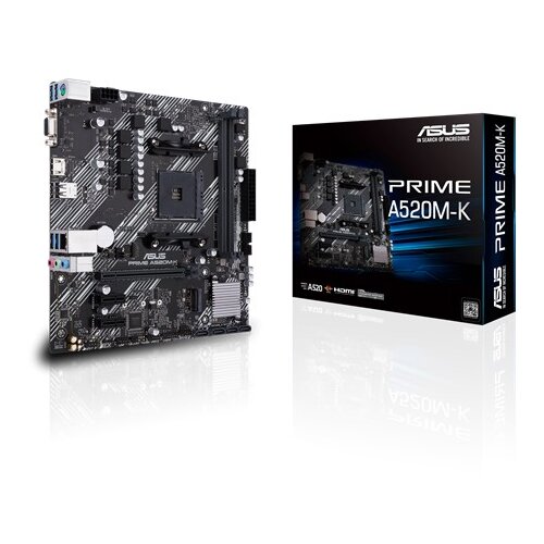 Asus PRIME A520M-K AMD A520 Priključnice AM4 Mikro ATX Cene