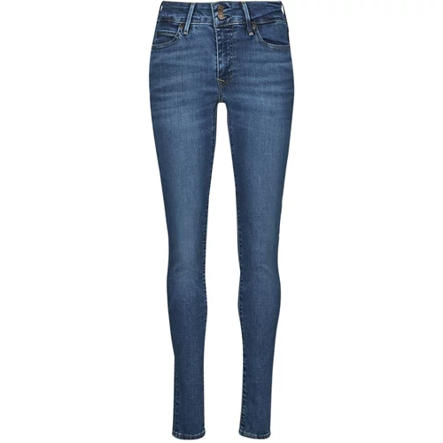 Levi's Jeans skinny 711 DOUBLE BUTTON Modra
