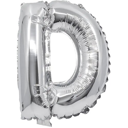 Procos Folija balon v obliki črke v srebrni barvi – črka D 32 cm Cene