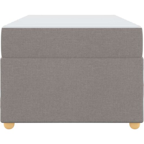 vidaXL Krevetna konstrukcija Sivo-smeđa 100 x 200 cm tkanina Cijene