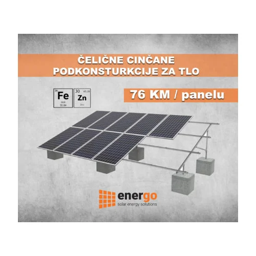  Čelična podkonstrukcija za solarne panele