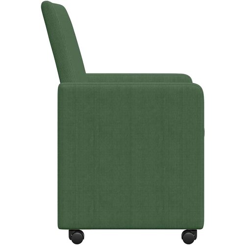  Trpezarijske stolice 2 pcs Siva zelena 57 x 66 x 94 cm Slike
