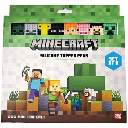 Minecraft Set 8 Kemijskih olovaka s finom točkom Topper Cijene
