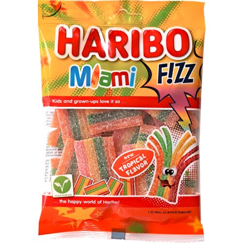 Haribo Gumene bombone Miami fizz 85g Cene