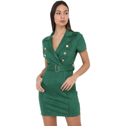 La Modeuse Kratke obleke 65435_P151165 Zelena Cene