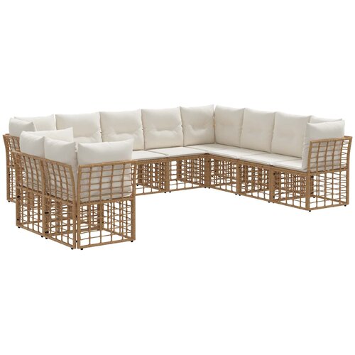  Set vanjskih sofa Prirodna Poliester Slike
