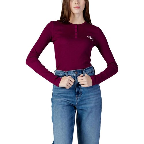 Calvin Klein Jeans Majice z dolgimi rokavi LV047E201G Rdeča Cene