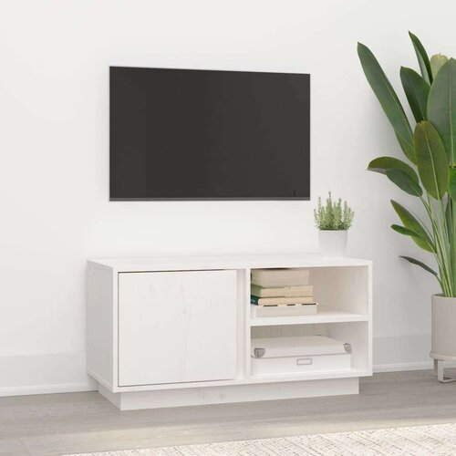 TV ormarić bijeli 80 x 35 x 40 5 cm od masivne borovine Cijene
